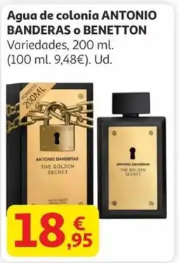 Alcampo ANTONIO BANDERAS O BENETTON Agua de colonia oferta