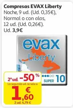 Alcampo EVAX Liberty Compresas oferta