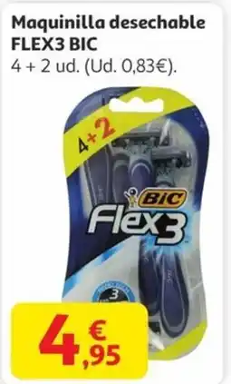 Alcampo FLEX3 BIC Maquinilla desechable oferta