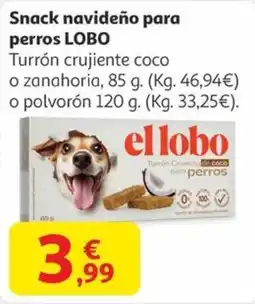 Alcampo LOBO Snack navideño para perros oferta