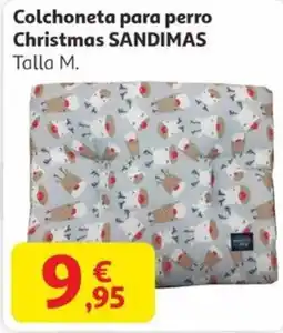 Alcampo SANDIMAS Colchoneta para perro Christmas oferta