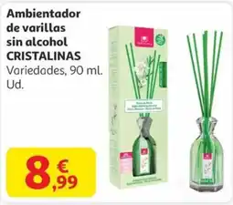 Alcampo CRISTALINAS Ambientador de varillas sin alcohol oferta