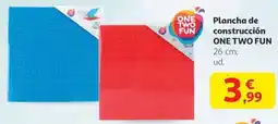 Alcampo ONE TWO FUN Plancha de construcción oferta