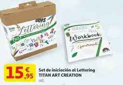 Alcampo TITAN ART CREATION Set de iniciación al Lettering oferta