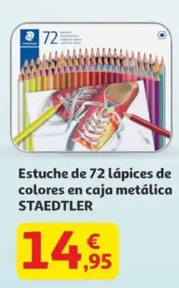 Alcampo STAEDTLER Estuche de 72 lápices de colores en caja metálica oferta
