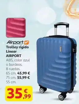 Alcampo AIRPORT Trolley rígido Linear oferta