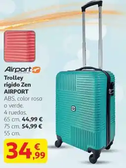 Alcampo AIRPORT Trolley rígido Zen oferta