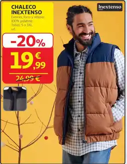 Alcampo INEXTENSO Chaleco oferta