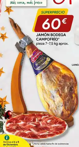 Masymas CAMPOFRÍO Jamón bodega oferta