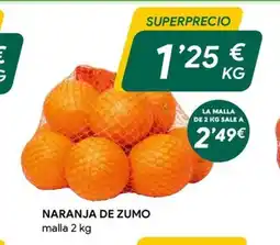 Masymas Naranja de zumo oferta