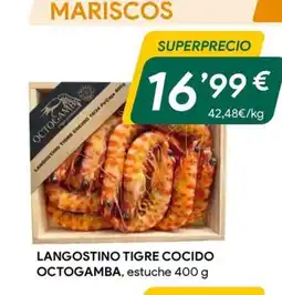 Masymas Langostino tigre cocido oferta
