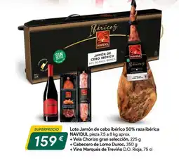 Masymas NAVIDUL Lote Jamón de cebo ibérico 50% raza ibérica oferta