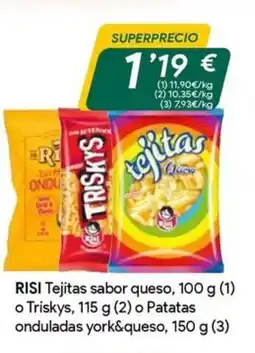 Masymas RISI Tejitas sabor queso oferta