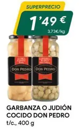 Masymas DON PEDRO Garbanza o judión cocido oferta