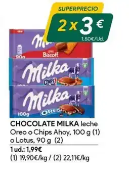 Masymas MILKA Chocolate oferta