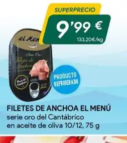 Masymas EL MENÚ Filetes de anchoa oferta