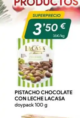 Masymas LACASA Pistacho chocolate con leche oferta