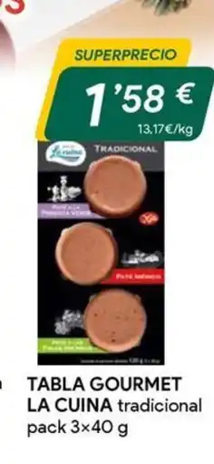 Masymas LA CUINA Tabla gourmet oferta