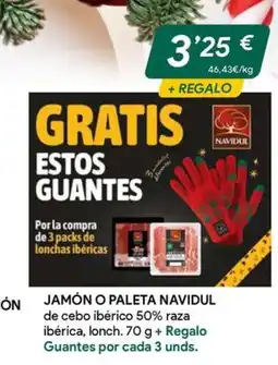 Masymas NAVIDUL Jamón o paleta oferta