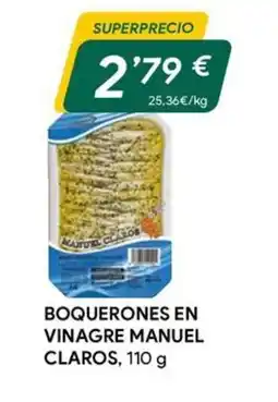 Masymas Boquerones en vinagre manuel claros oferta