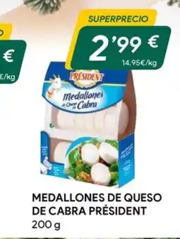 Masymas PRÉSIDENT Medallones de queso de cabra oferta