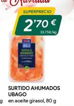 Masymas UBAGO Surtido ahumados oferta