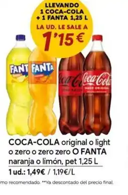 Masymas COCA-COLA O FANTA oferta