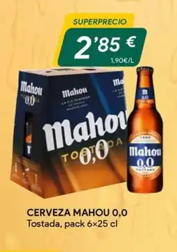 Masymas MAHOU 0,0 Cerveza oferta