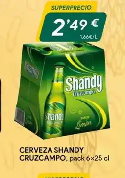 Masymas Cerveza shandy cruzcampo oferta