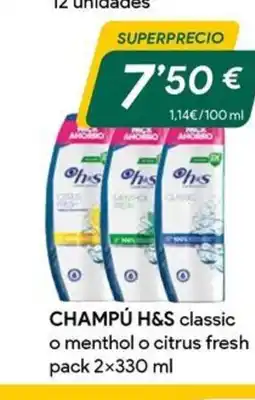 Masymas H&S Champú oferta