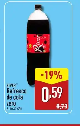 ALDI RIVER Refresco de cola zero oferta