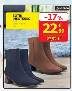 Alcampo INEXTENSO Botín oferta