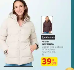 Alcampo INEXTENSO Anorak oferta