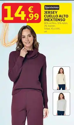 Alcampo INEXTENSO Jersey cuello alto oferta