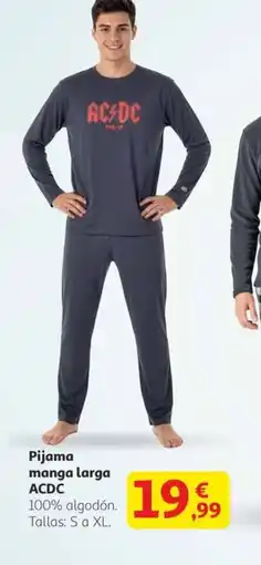 Alcampo ACDC Pijama manga larga oferta