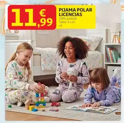 Alcampo Pijama polar licencias oferta