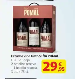 Alcampo VIÑA POMAL Estuche vino tinto oferta