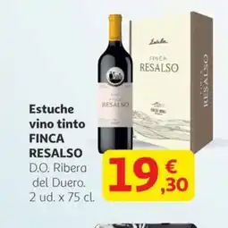 Alcampo FINCA RESALSO Estuche vino tinto oferta