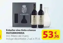 Alcampo MATARROMERA Estuche vino tinto crianza oferta
