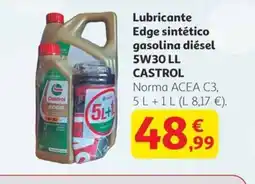 Alcampo CASTROL Lubricante Edge sintético gasolina diésel 5W30 LL oferta