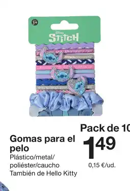 Zeeman Gomas para el pelo oferta