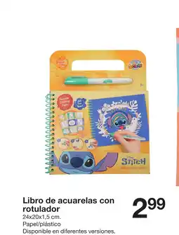 Zeeman Libro de acuarelas con oferta