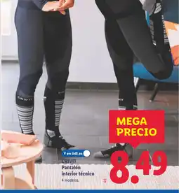 Lidl CRIVIT Pantalón interior técnico oferta