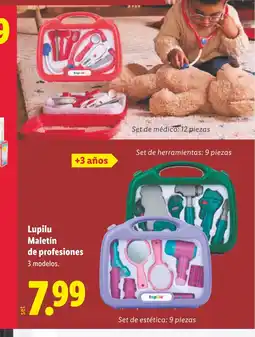 Lidl LUPILU Maletin de profesiones oferta