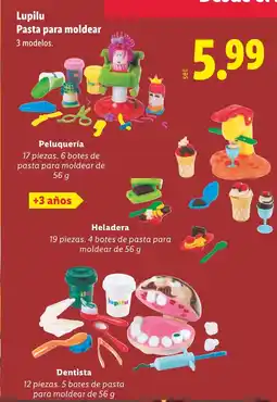 Lidl LUPILU Pasta para moldear oferta
