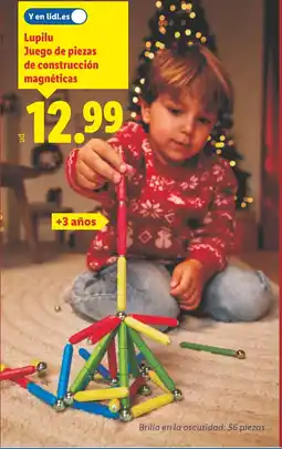 Lidl LUPILU Juego de piezas de construcción magnéticas oferta