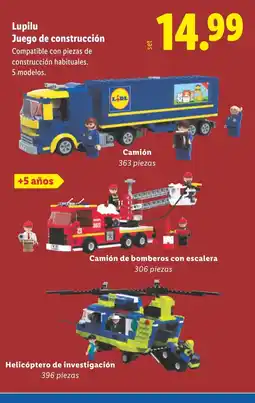 Lidl LUPILU Juego de construcción oferta
