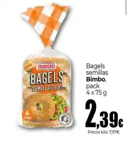 Unide Market BIMBO Bagels semillas oferta