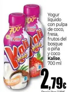 Unide Market KALISE Yogur líquido con pulpa de coco, fresa, frutos del bosque o piña y coco oferta