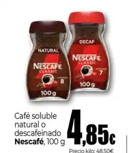 Unide Market NESCAFÉ Café soluble natural o descafeinado oferta